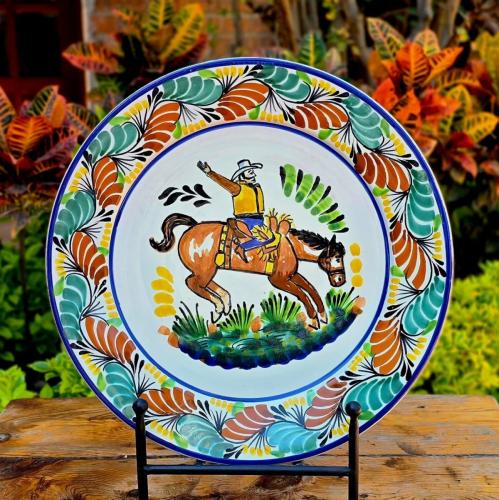  cowboy-rodeo-decorative-serving-flat-platter-gifts