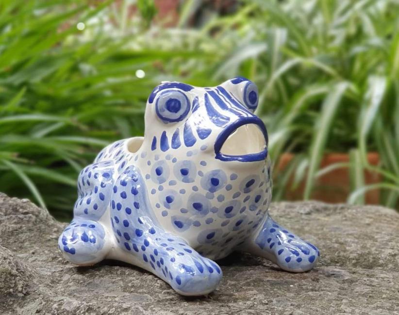  frog-planter-macetarana-handmade-hand-painted-mexican-pottery-garden-gifts-amazon-ceramic-talavera-interiordecor