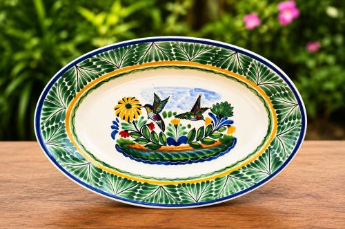 hummingbirds-oval-serving-platter-decor-art-majolica-gto-mexico-tableware-gif-4