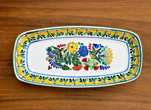 hummingbirds-rectangular-serving-platter-decor-art-majolica-gto-mexico-tableware-gift-1