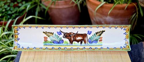  longhorn-rodeo-rectangular-tray-ceramics-handmade-mexico-for-sale-3-1