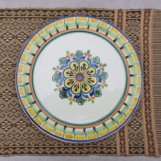 mexican-blue-plates-flower-tabledecor-tableware-amazon-etsy-custom-ceramic-mexico