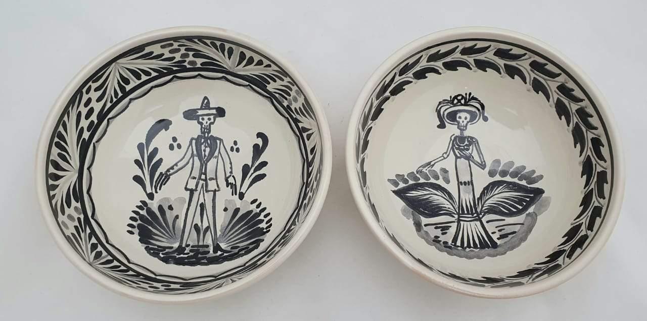 mexican-ceramic-cereal-soup-bowl-catrina-motive-halloween-decorations-tableware-amazon-gift