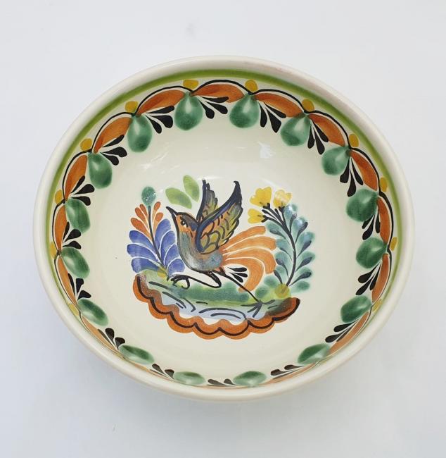  mexican-ceramic-cereal-soup-bowl-handmade-handcrafts-talavera-majolica-bird