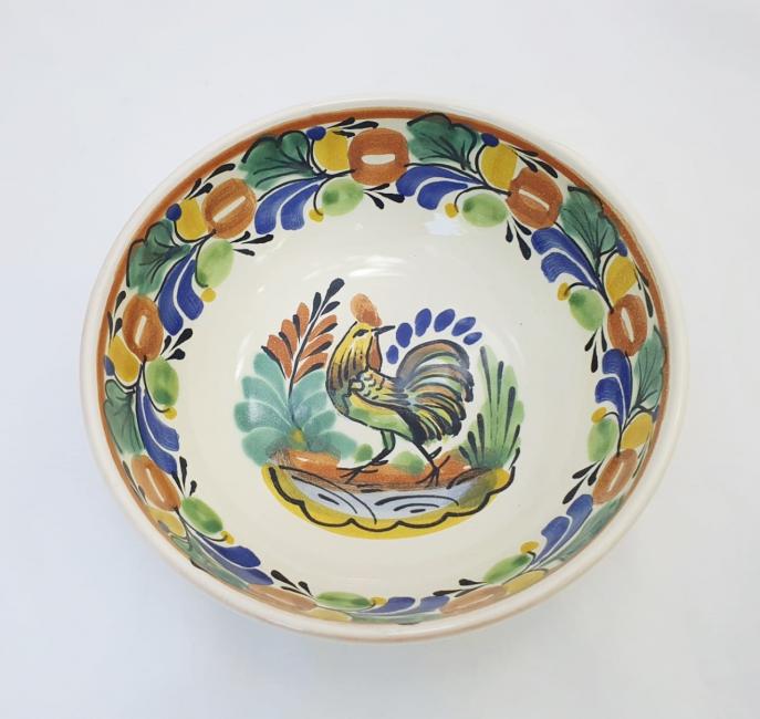  mexican-ceramic-cereal-soup-bowl-handmade-handcrafts-talavera-majolica-rooster