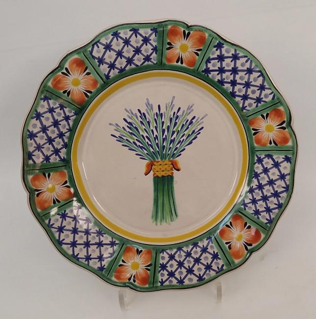 mexican-ceramic-plates-pottery-hand-painted-lavanda-pattern-talavera-majolica-table-decor-mexico