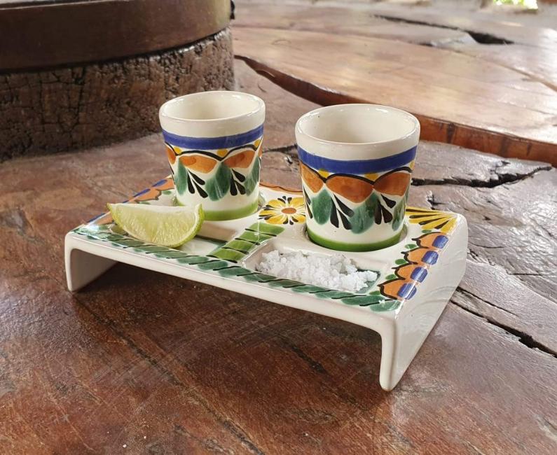  mexican-ceramic-pottery-hand-made-mexico-majolica-table-decor-talavera-gorky-tequila-set