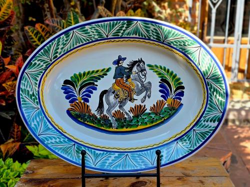 mexican-ceramics-cowboy-decks-oval-platters-wall-serving-table-gifts-rodeo-1