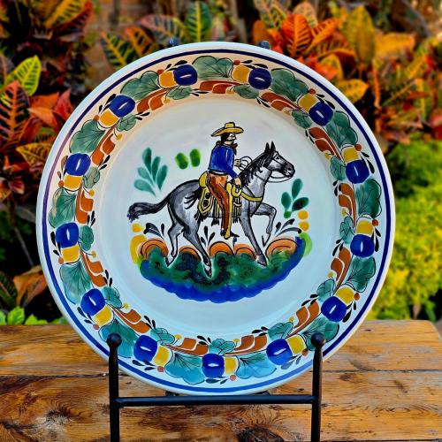  mexican-ceramics-cowboy-decks-platters-wall-serving-table-gifts-rodeo-1