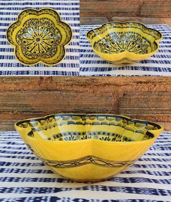 mexican-ceramics-dinnerware-table-decor-majolica-gorky-workshop-flower-salad-bowl-yellow-contemporary