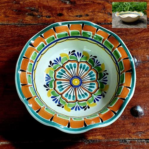  mexican-ceramics-pasta-cereal-soup-flouted-bowl-flower-wedding-decor-mayolica-7