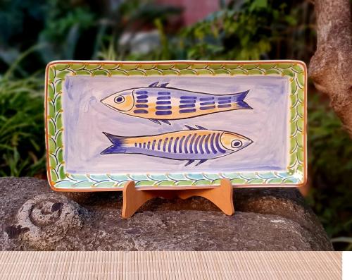  mexican-ceramics-sardines-rectangular-plate-snack-sea-decor-tray-wedding-sea-art