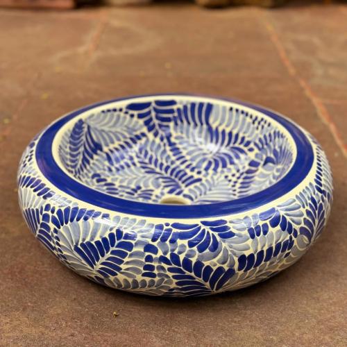  mexican-ceramics-sink-blue-milestone-dona-round-overlay-art-mexico-gorky-bathroom