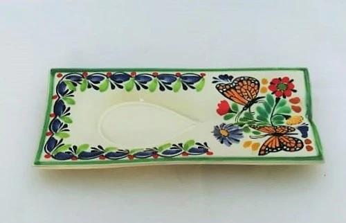  mexican-ceramics-spoon-rest-butterfly-collection-farm-ranch-from-mexico-gifts