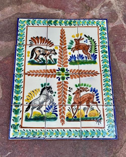  mexican-decorations-crafts-wall-tiles-mural-cowboy-ranch-farm-gifts-home-decor-2