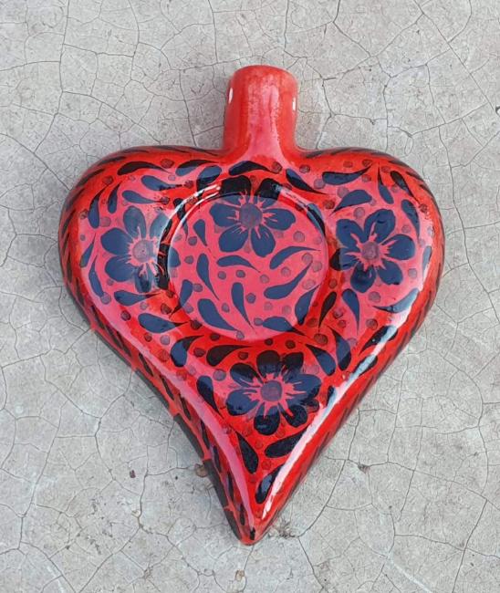  mexican-ornament-heart-red-hand-crafts-pottery-hand-made-mexico-decorative-christmas-nativity-talavera-majolica