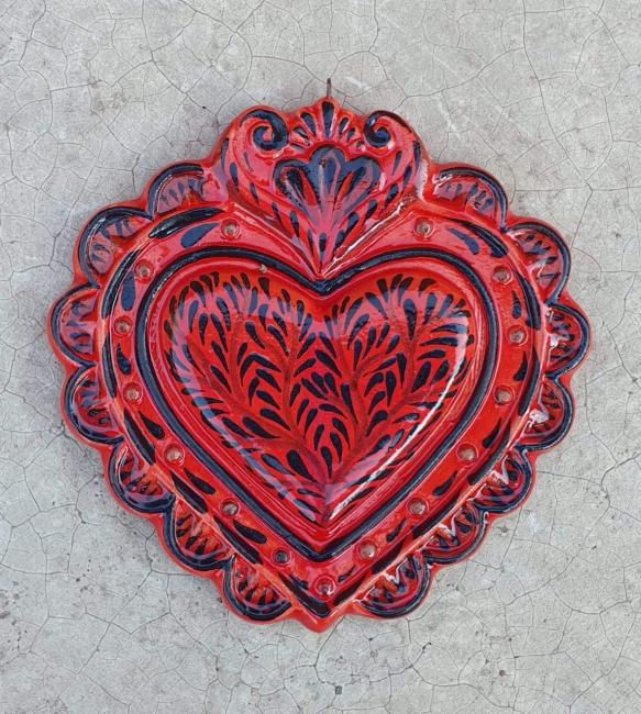 mexican-ornament-love-heart-red-hand-crafts-pottery-hand-made-mexico-decorative-christmas-nativity-talavera-majolica-2