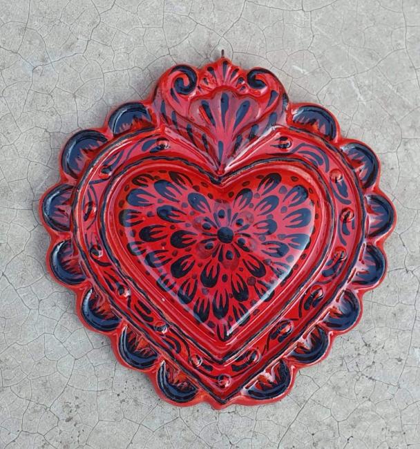  mexican-ornament-love-heart-red-hand-crafts-pottery-hand-made-mexico-decorative-christmas-nativity-talavera-majolica-3