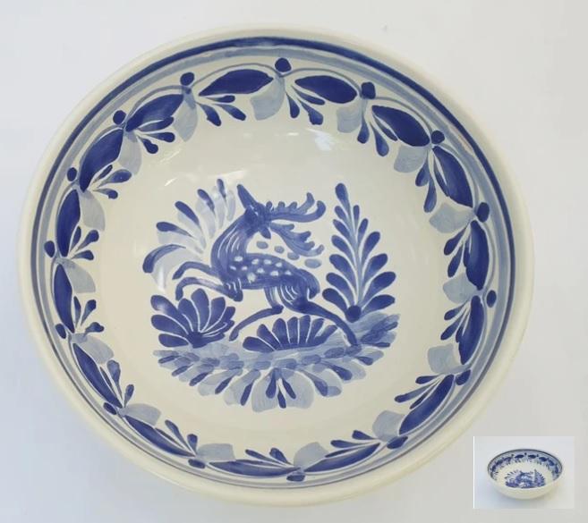 mexican-plates-cereal-soup-bowl-handcrafts-talavera-deer-mexico