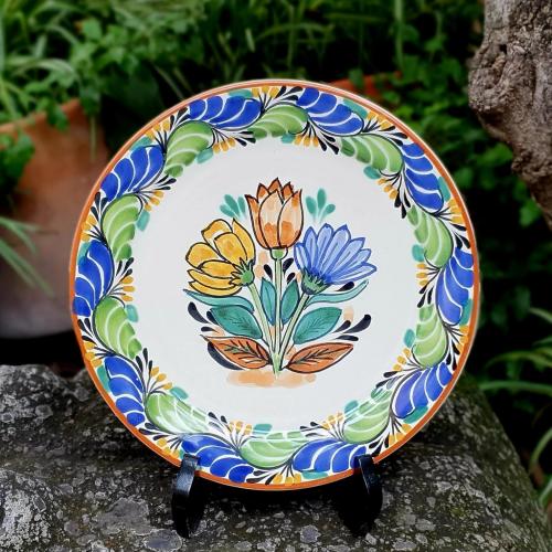 mexican-plates-flower-dinner-dinning-salad-charger-triple-flower-garden-wedding-gift-2