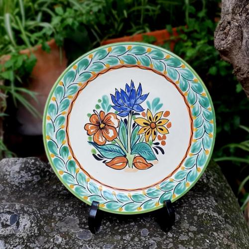 mexican-plates-flower-dinner-dinning-salad-charger-triple-flower-garden-wedding-gift