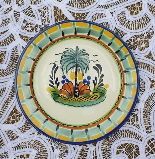  mexican-plates-palm-tree-collection-present-gifts-dinning-setup
