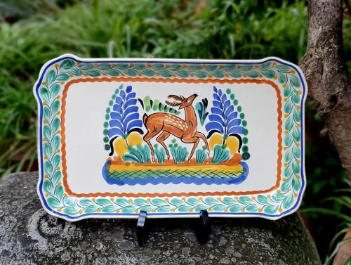  mexican-platters-deer-serving-mayolica-from-mexico