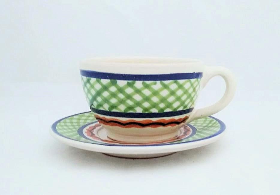  mexican-pottery-ceramic-tableware-cup-and-saucer-majolica-hand-painted-mexico-multicolors-v