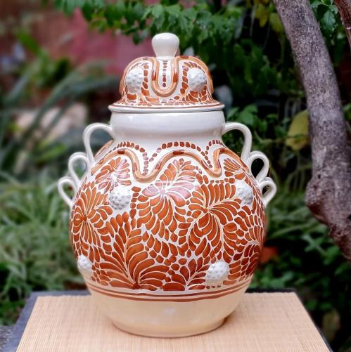  mexican-pottery-decorative-terracota-milestone-vase-handcrafts-strawberryes-interiorhome-decor-wedding-gift