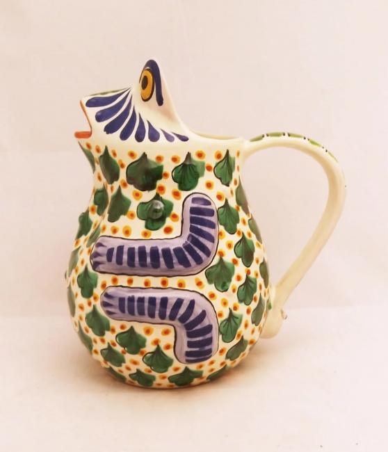 mexican-water-jar-pottery-frog-ceramic-majolica-hand-made-mexico-tableware-2