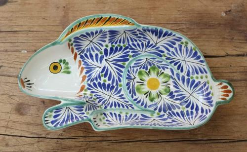 rabbit-snack-dish-bowl-plates-ceramic-hand-painted-mexican-pottery-ceramics-handmade-handpainted-gorkypottery-easter-easterrabbit-easteregg-pascua-conejo-traditions-handcrafts