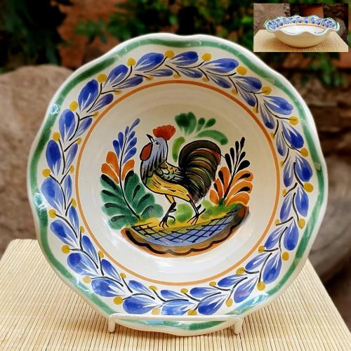  rooster-mexican-ceramics-pasta-cereal-soup-flouted-bowl-wedding-decor-mayolica-6