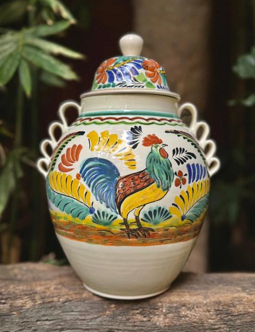  rooster-mexican-pottery-art-decorative-vase-decor-home-garden-gift-farm