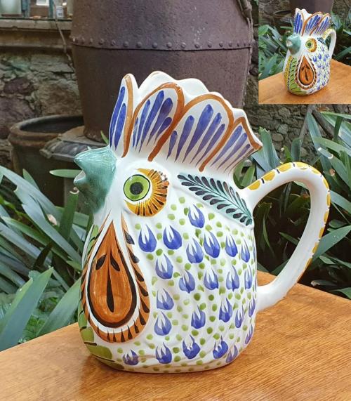  rooster-water-pitcher-jar-ceramic-hand-painted-mexican-pottery-ceramics-handmade-handpainted-gorkypottery-jarra-gallo-kitchen