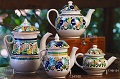 mexican ceramic mexican potttery folk art talavera majolica Gorky Gonzalez 