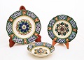 mexican ceramic mexican potttery folk art talavera majolica Gorky Gonzalez 