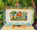 deer-design-rectangular-platter-tray-ceramics-handmade-mexico-for-sale