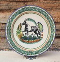 mexican-platter-horse-motive-majolica-hand-made-mexico