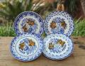 mexican-pottery-tabledecor-summer-butterfly-blue-talavera-handpainted-tapas-plates