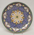 mexican-wall-platters-decorative-folk-art-hand-made-mexico-pomegranate-multicolors-gorky-workshop