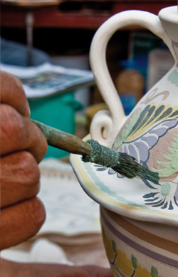 mexican ceramic mexican potttery folk art talavera Gorky Gonzalez Personal Photo